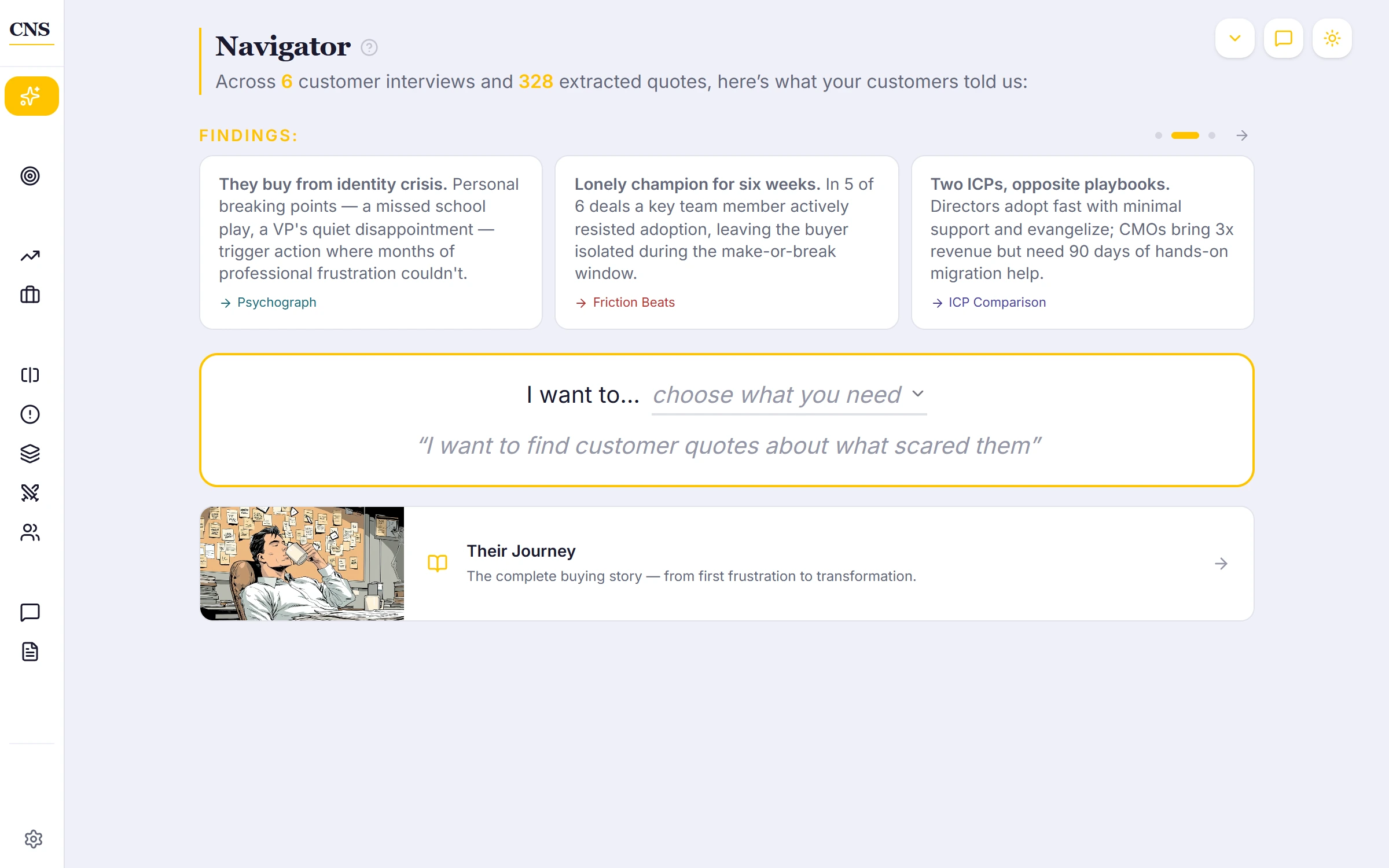 Dashboard overview — light theme